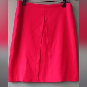 Anne Klein size 4 A-line red skirt with lining, side zipper